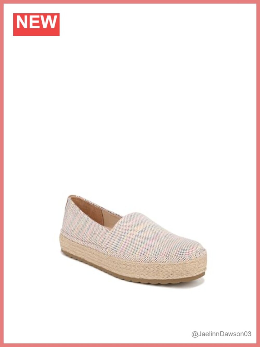 Sustainable Espadrille Slip-On Flat with Cushioned Insole
